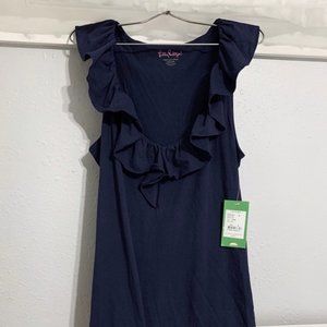 Lilly Pulitzer Nadel Top in True Navy